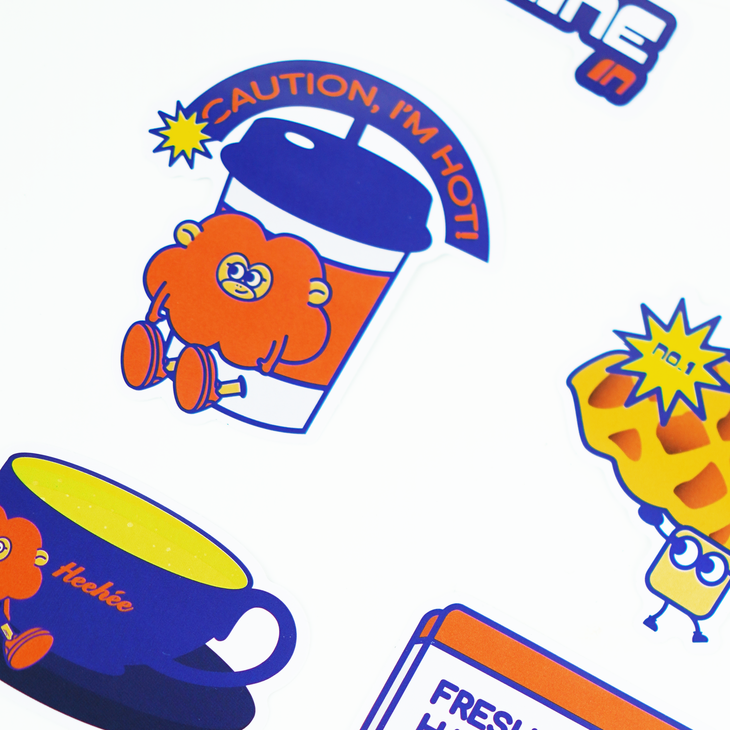 Don't worry, be Heehee Stickers Set