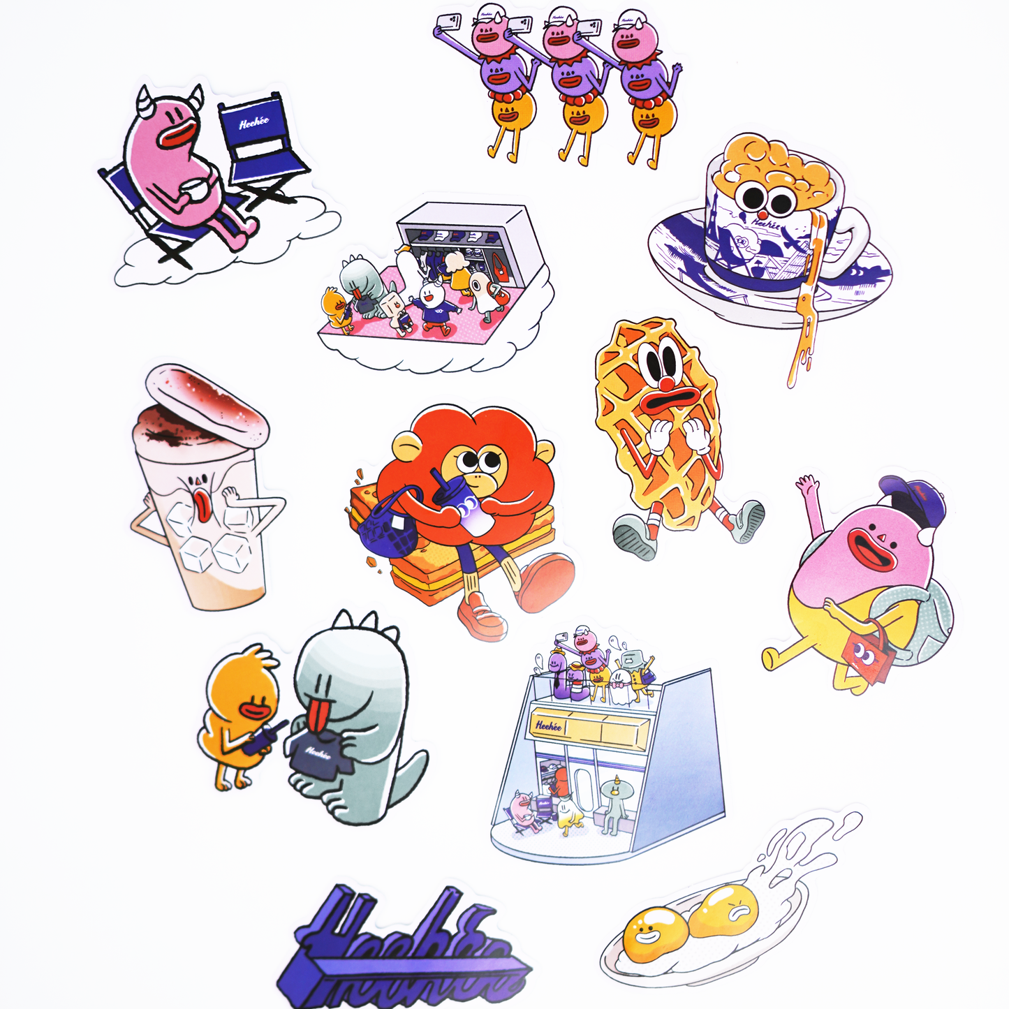 Sunny Side Up - Heehee x Monkiddo Stickers Set
