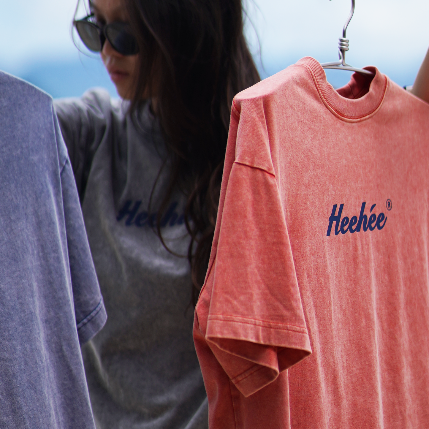 Not-So-Basic Tee in Coral