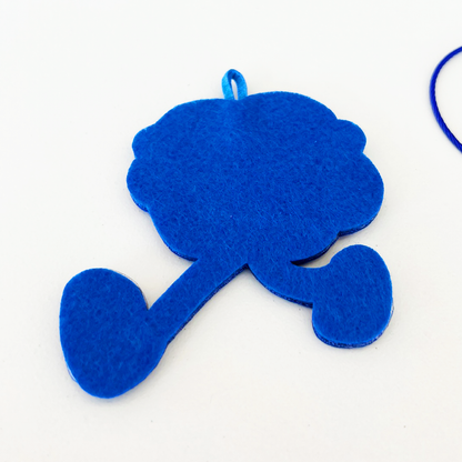 Heehee Woven Patch with Key Ring