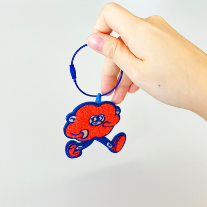 Heehee Woven Patch with Key Ring