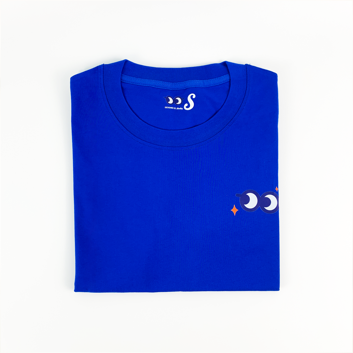Wavy Say Heehee Tee - Blue